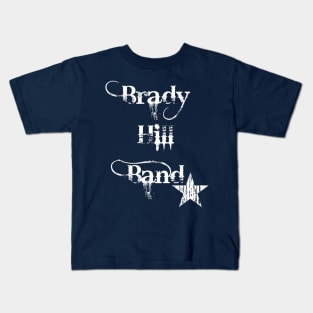 Brady Hill Band White Logo Kids T-Shirt